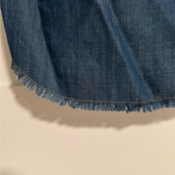 Cloth & Stone Denim Shirt Dress - Size Small - Picture 5 of 5
